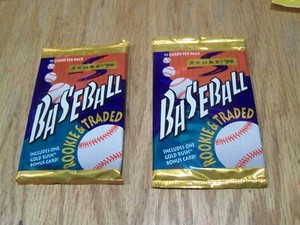 1994 SCORE ROOKIE & TRADED   BASEBALL CARD  PACKS 2 PACKS TOTAL FACTORY SEALED