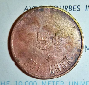USAF - Qui Nhon Air Base - 5c Military Token / Coin - AF - Vietnam War - C.451 - Bild 1 von 4