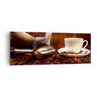 Canvas Print 140x50cm Wall Art Picture Cup Seeds Coffe Large Framed Artwork