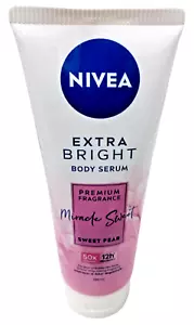 Nivea Extra Bright Body Serum Premium Parfum Miracle Sweet Pear Vitamin C 180ml - Bild 1 von 12
