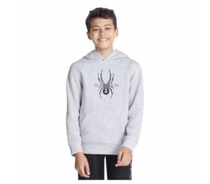 SPYDER Gray Black Hoodie SZ Small 7 - 8 - Picture 1 of 4