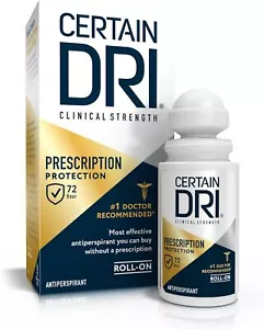 Certain Dri Anti-Perspirant, Roll-On, Pack of 1, 1.2 oz - Picture 1 of 7
