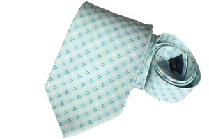 ERMENEGILDO ZEGNA MEN'S TIE BLUE/GEOMETRIC WIDTH: 3.75" LENGTH: 58" - Picture 1 of 3