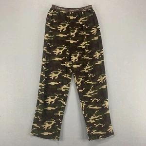 Calvin Klein Pajama Pants Girls Large 14 / 16 Green Camo  Camouflage 24 - Picture 1 of 13