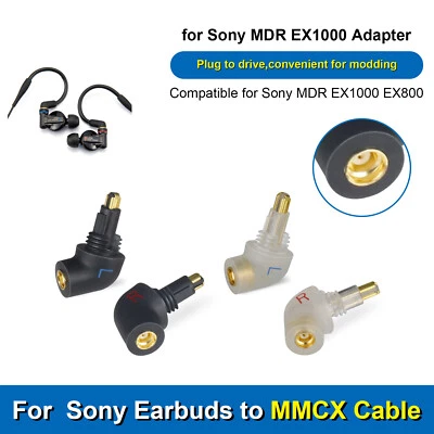 Headphone Cable Adapter MMCX Connector to Sony MDR EX1000 EX800 MDR7550 EX600 - Image 1 of 4