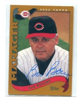 2002 Topps Bob Boone #304 HAND SIGNED AUTO AUTOGRAPH HA RETROGRAPH BUYBACK - Image 1 of 2