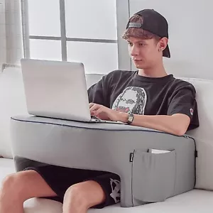 Lap Desk Pillow, Lap Pillow for Laptop, Memory Foam Bed Desk Pillow for Working, - Picture 1 of 6
