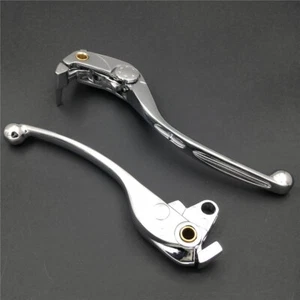 Chrome Handle Brake Clutch Levers For 1988-1995 Suzuki GSXR GSX-R750 1993 1994 - Picture 1 of 6