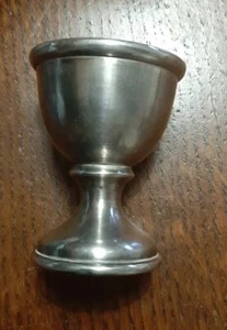 Vintage Antico Art Krupp Berndorf Silver Plate Egg Cup Portauovo - Foto 1 di 5