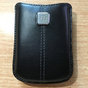 Original Blackberry Pocket Curve 8520/8900/9300/9700 Leather Pouch Case Cover UK - Picture 1 of 4