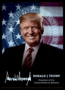 Präsident Donald Trump Hologramm Sammelkarte Sammelkarte (nur 5.000 hergestellt) - Bild 1 von 2