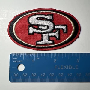 Parche bordado de hierro de los San Francisco 49ers NFL FOOTBALL NUEVO - Imagen 1 de 2