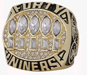 SUPERBOWL🏈XXIX STEVE YOUNG 1994-95 SF 49ERS SIZE 11 CHAMPIONSHIP RING WITH BOX! - Picture 1 of 8