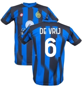 MAGLIA INTERISTA DE VRIJ 6 UFFICIALE 2023/24 AUTORIZZATA CON OLOGRAMMA - Foto 1 di 4