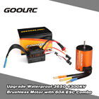 GoolRC RC 3650 4300KV Brushless Motor+60A ESC Combo Set Upgrade Waterproof S9Q1