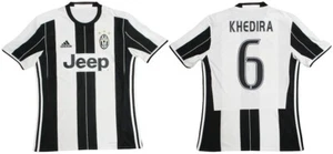 BRANDNEU JUVENTUS HOME ADIDAS 2016 - 2017 KHEDIRA 6 SHIRT HERREN KLEIN - Bild 1 von 1