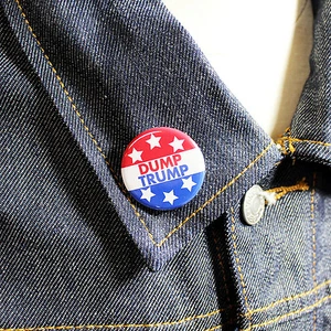 Dump Trump | Pinback Button Anti Trump Drumpf Not My President 1 1/4 inch Revers - Bild 1 von 2