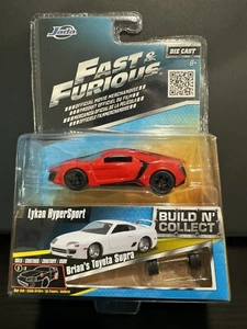 2015 JADA FAST & FURIOUS LYKAN HYPERSPORT BRIAN'S TOYOTA SUPRA BUILD N' SAMMELN - Bild 1 von 12