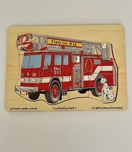 Lights Camera Interaction Pictures Under Pieces Melissa & Doug Firetruck Puzzle