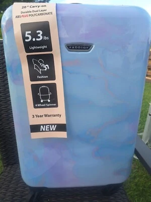 20-дюймовая ручная кладь Prodigy Resort, жесткий чемодан-спиннер Galaxy — новый - Изображение 1 из 4