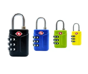Zahlenschloss TSA robust ✅ Kofferschloss | Reiseschloss | Vorhängeschloss Urlaub - Bild 1 von 19