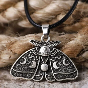 Motte Halskette Mann Fräulein Kettenhalskette Frauen Gothic-Accessoires - Bild 1 von 12