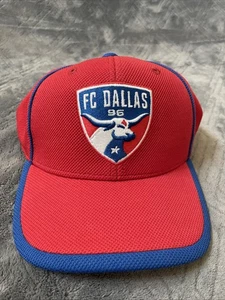 FC Dallas Hat Adidas Red Adjustable Bull Logo Major League Soccer One Size - Picture 1 of 8