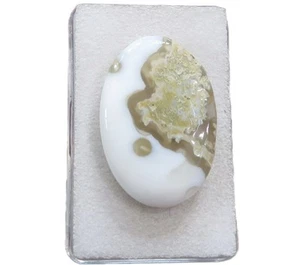 Mexican Achat Agate Cabochon 35,5x24,2 mm 40 ct.  Nr. U33891 - Bild 1 von 1