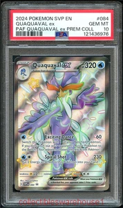 Pokemon Promo Quaquaval ex 084 PSA 10 - Imagen 1 de 2