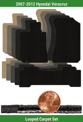 Заказной классический петля коврик комплект для ' 07-12 Hyundai Veracruz (3 штуки) #T0G - Изображение 1 из 4