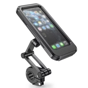Adjustable Waterproof Motorcycle Phone Mount Secure Holder for 7 Inch Devices - Picture 1 of 10