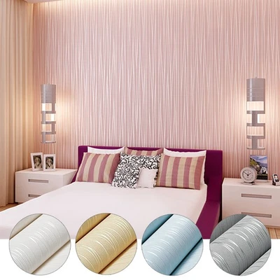 Fondos de pantalla no tejidos 3D pared textura sólida hogar dormitorio sala arte pegatina Foto 1 de 4