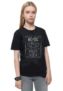 Camiseta AC/DC Niños De Colección Cannon Swing Band Logo Oficial Negra Edades 3-10 años - Imagen 1 de 5