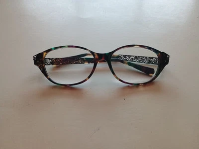 Jean Lafont Gafas Sentiment 7036 Ojo de Gato Francia 52-15 126 Falta Tornillo Foto 1 de 3