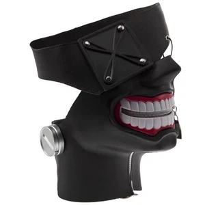 Anime Tokyo Ghoul Kaneki Ken Head-Mounted Mask Half Covered Face One-Eyed Mask - Picture 1 of 15