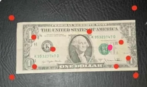 10 ~PRINT ERRORS ๐ฅ 1977A $1 Misalignment, Overprint, MisCUT ~Super Rare ๐ฐ ๐ - Picture 1 of 18