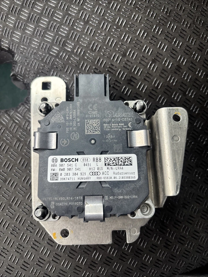 2020-2022 Audi Q5 cruise control distance radar sensor front Left OEM 80A907541C - Image 1 of 2
