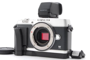Last One![Top MINT] Olympus PEN E-P5 Silver Body Wifi Digital Camera From JAPAN - Picture 1 of 24