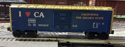 Lionel~I Love California Boxcar #19905~O Gauge, BLT 1988 - Image 1 of 4