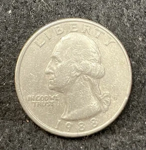 D Washington Quarter 1988 circolata spedizione gratuita - Foto 1 di 2