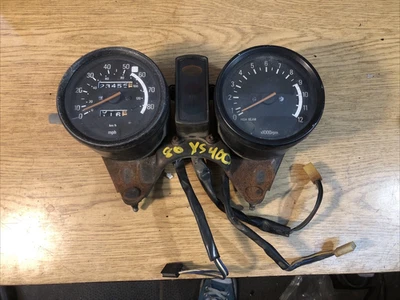 Yamaha XS400 1980 medidores - velocímetro y tacómetro Foto 1 de 4