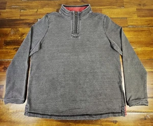 Carbon 2 Cobalt Slub 1/4 Zip Shirt Herren L grau Langarm Henley Pullover - Bild 1 von 8