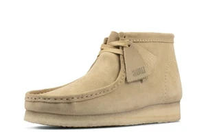 Clarks Men's Wallabee Suede Chukka Boot, Maple Suede Size 11 - Picture 1 of 8