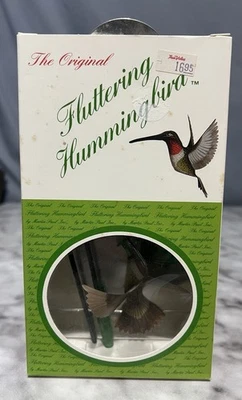 Vintage 1995 NEW The Original Fluttering Hummingbird Garden Plant Decor - Image 1 of 4