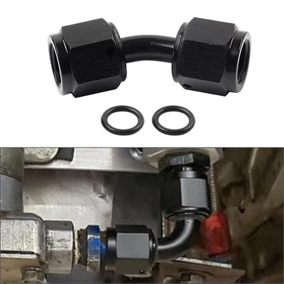 4AN Female to Female 45 Degree Swivel Coupler Union Fitting Adapter Connector - Image 1 of 4