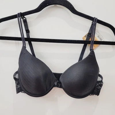 Baci Lingerie LadiesUnderwire Bra Lace size 34C 12C Black BNWT Sexy No 289 - Image 1 of 4