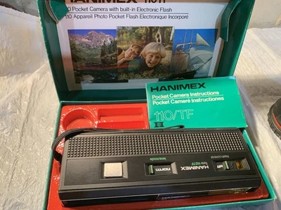 1980`s HANIMEX TELE110 TF 110 CARTRIDGE CAMERA VERY GOOD CONDITION W/ Manual - Image 1 of 4