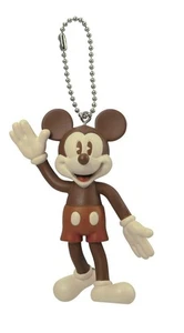 Disney Retro Mickey Mouse Bendable Key Chain (Brown) Key Accessory,... - Picture 1 of 2