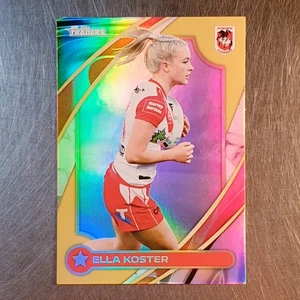 2024 NRL Traders Women Gold Card (#162/210) NRLW Ella Koster Dragons - Bild 1 von 2