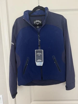 Callaway Women’s Weather Series Jacket Navy Blue, Full Zip, Golf  Outerwear - Image 1 of 4